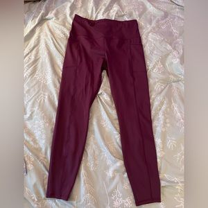 RBX maroon High waisted leggings